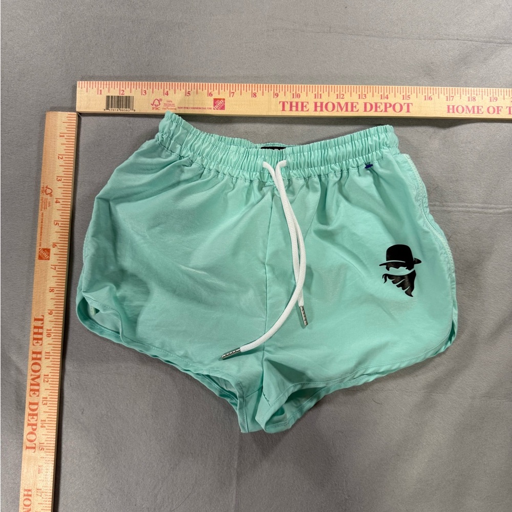 Mint Green Women's Cheeky Swim Shorts